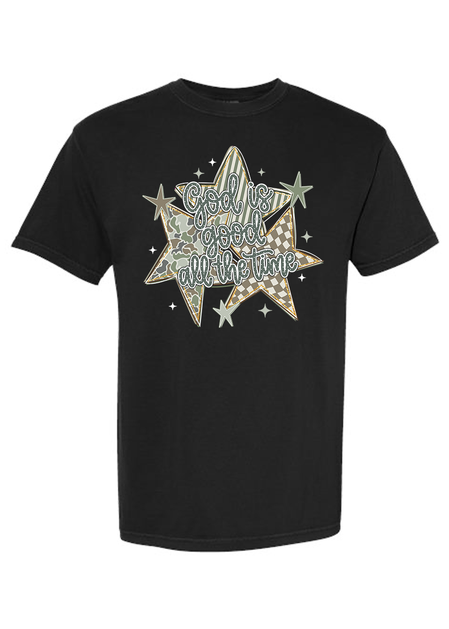 Camo God is Good COMFORT COLORS Tee
