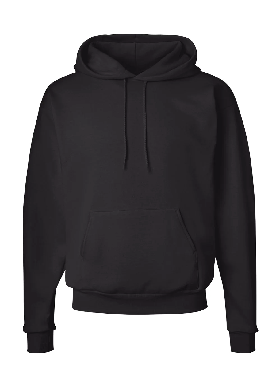 Minimalist Blue Bow Embrodieried Hoodie