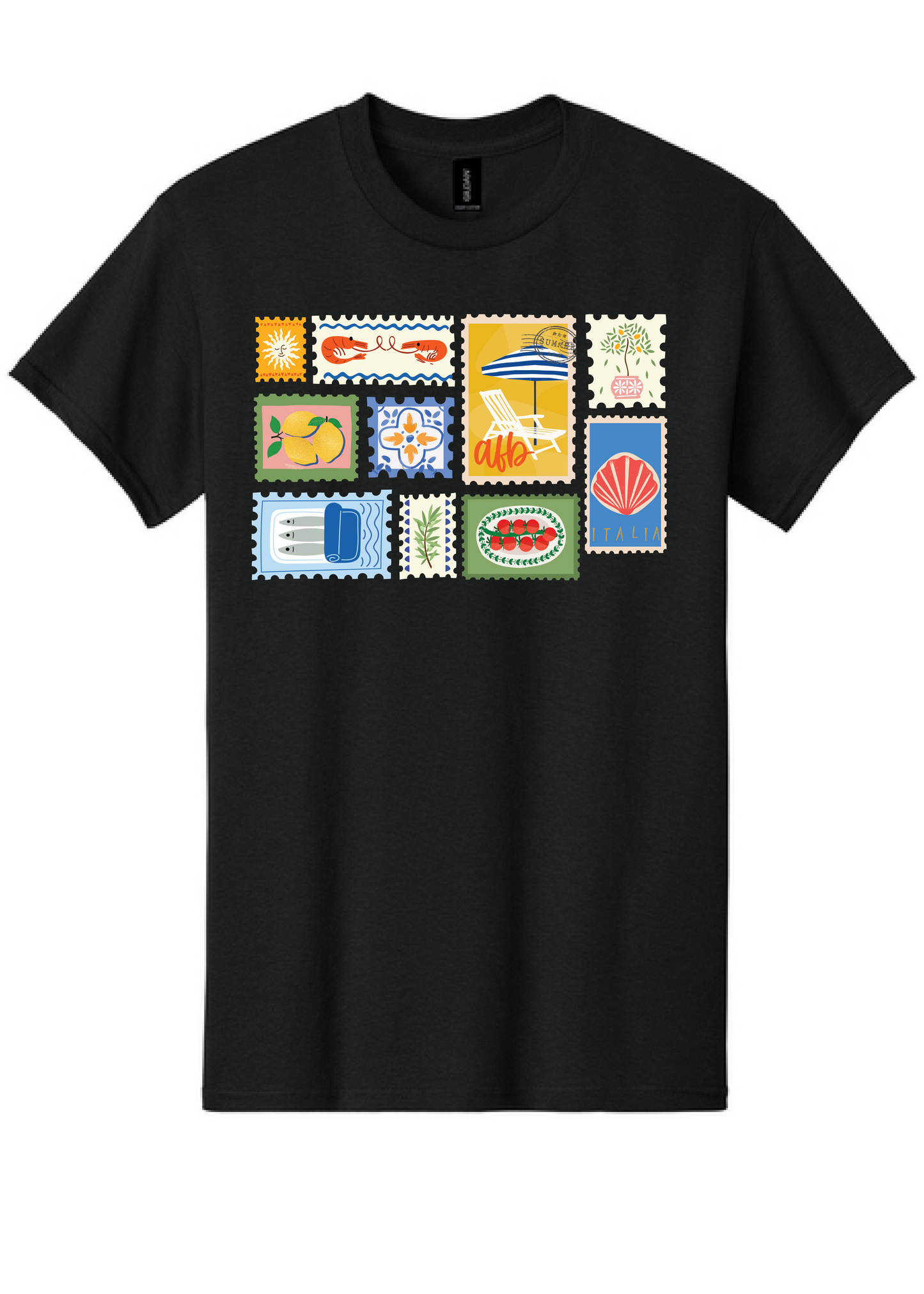 Italian Postcard Monogram Tee