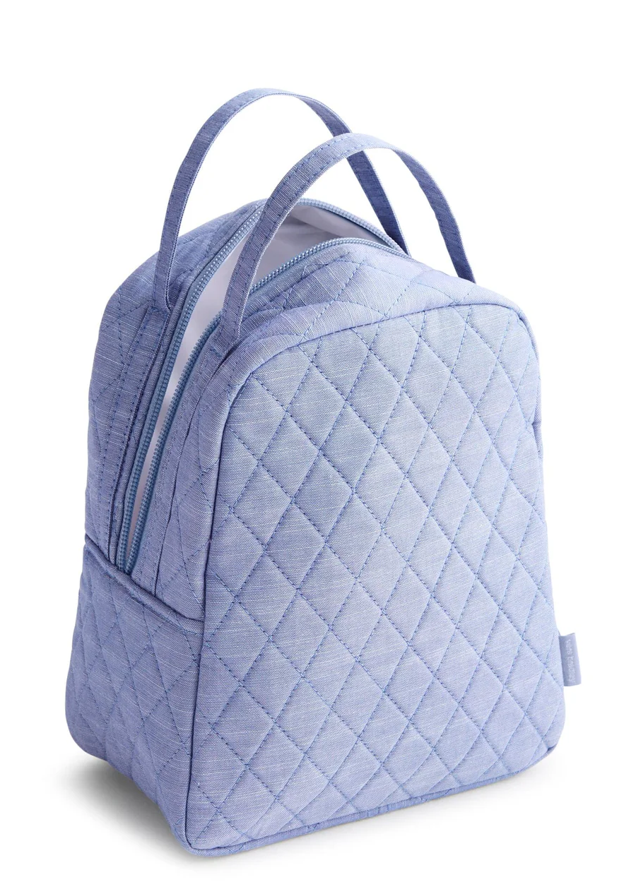 Lunch Bag-Blue Chambray