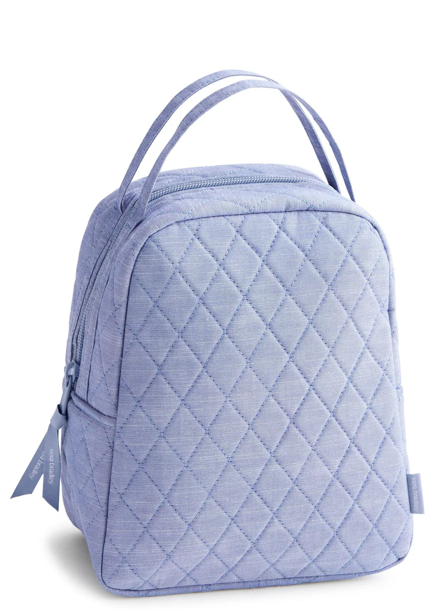 Lunch Bag-Blue Chambray