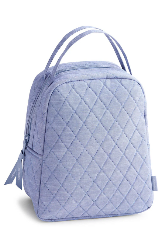 Lunch Bag-Blue Chambray