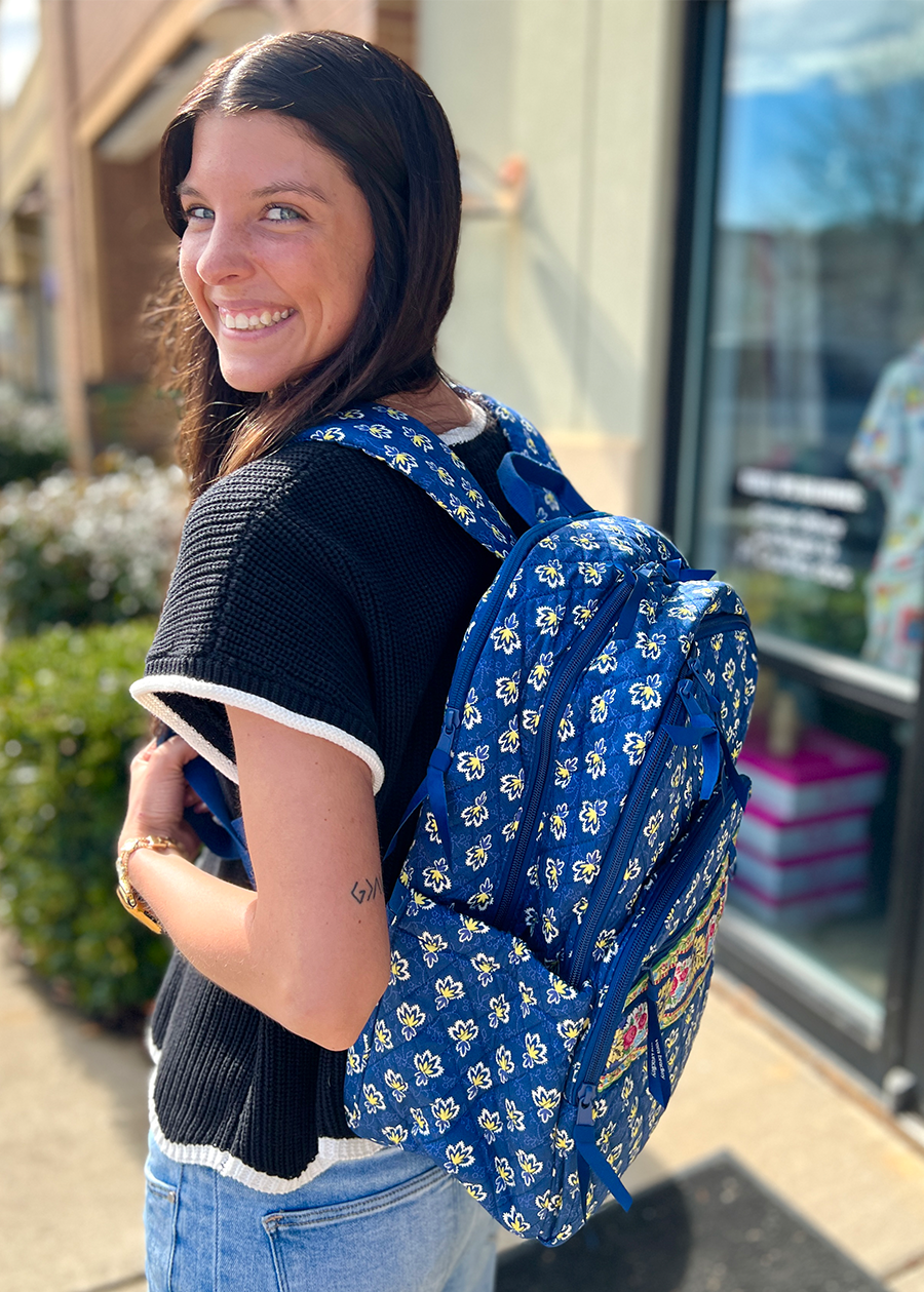 Large Bancroft Backpack-Maison Blue