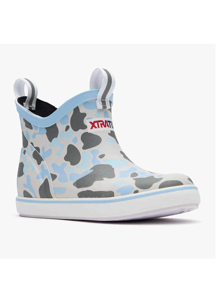 Big Kids Ankle Deck Boot-Blue Ice Camo