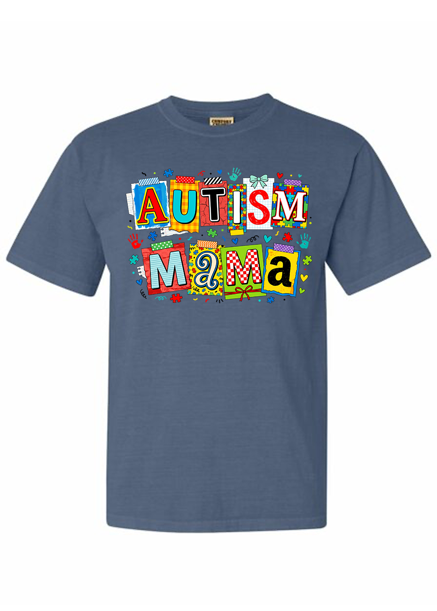 Autism Mama COMFORT COLORS Tee