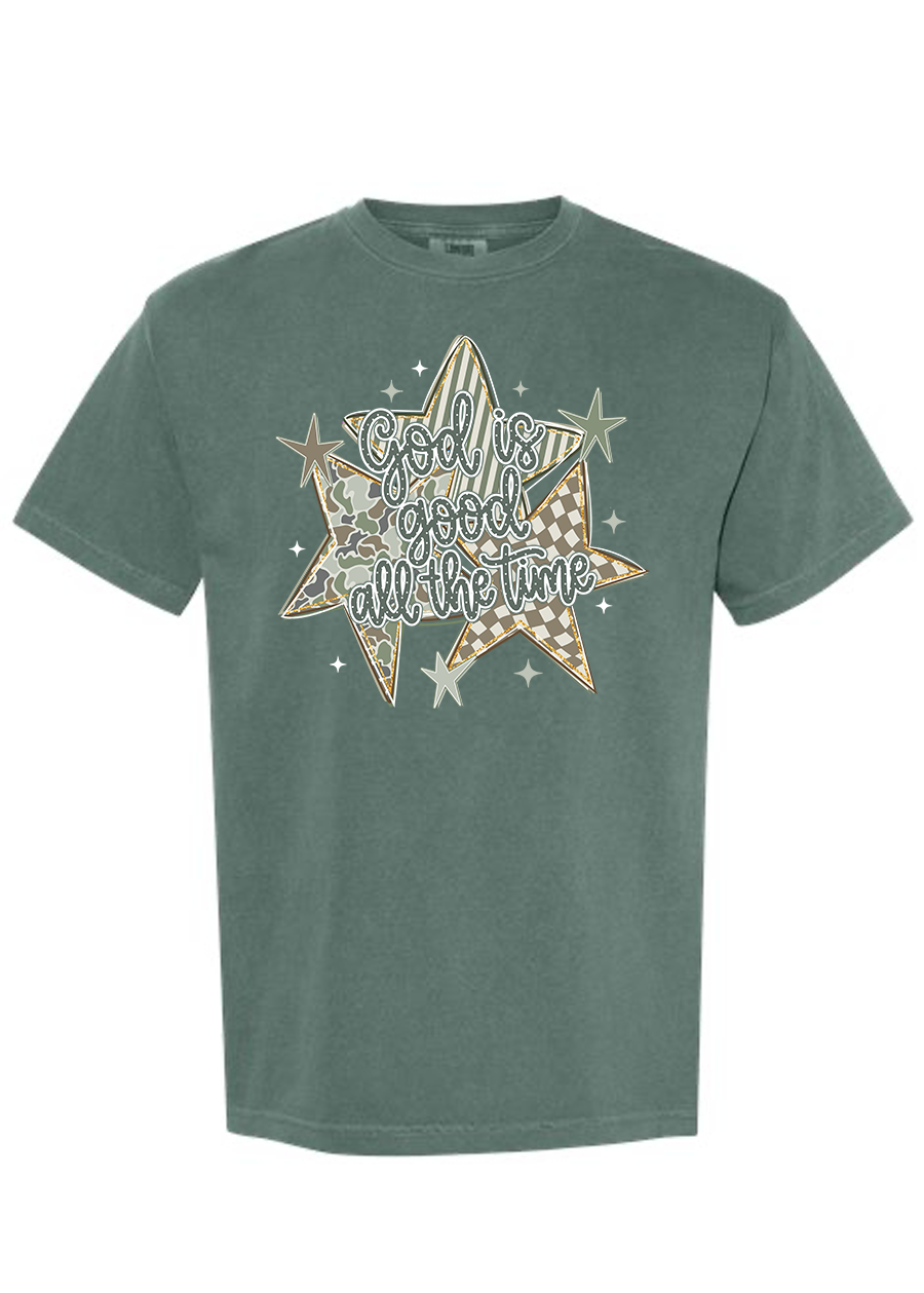 Camo God is Good COMFORT COLORS Tee