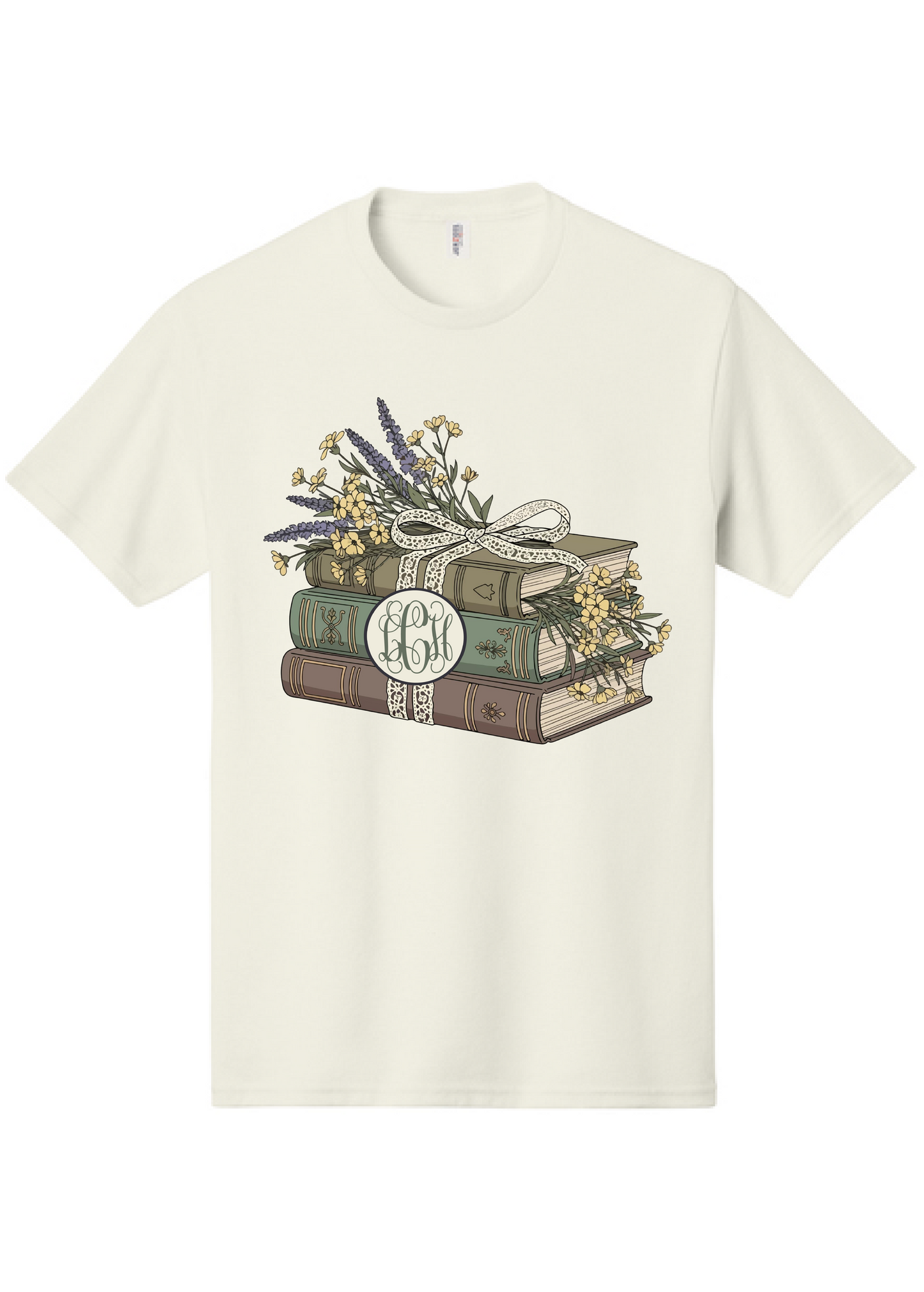 Books Monogram Tee