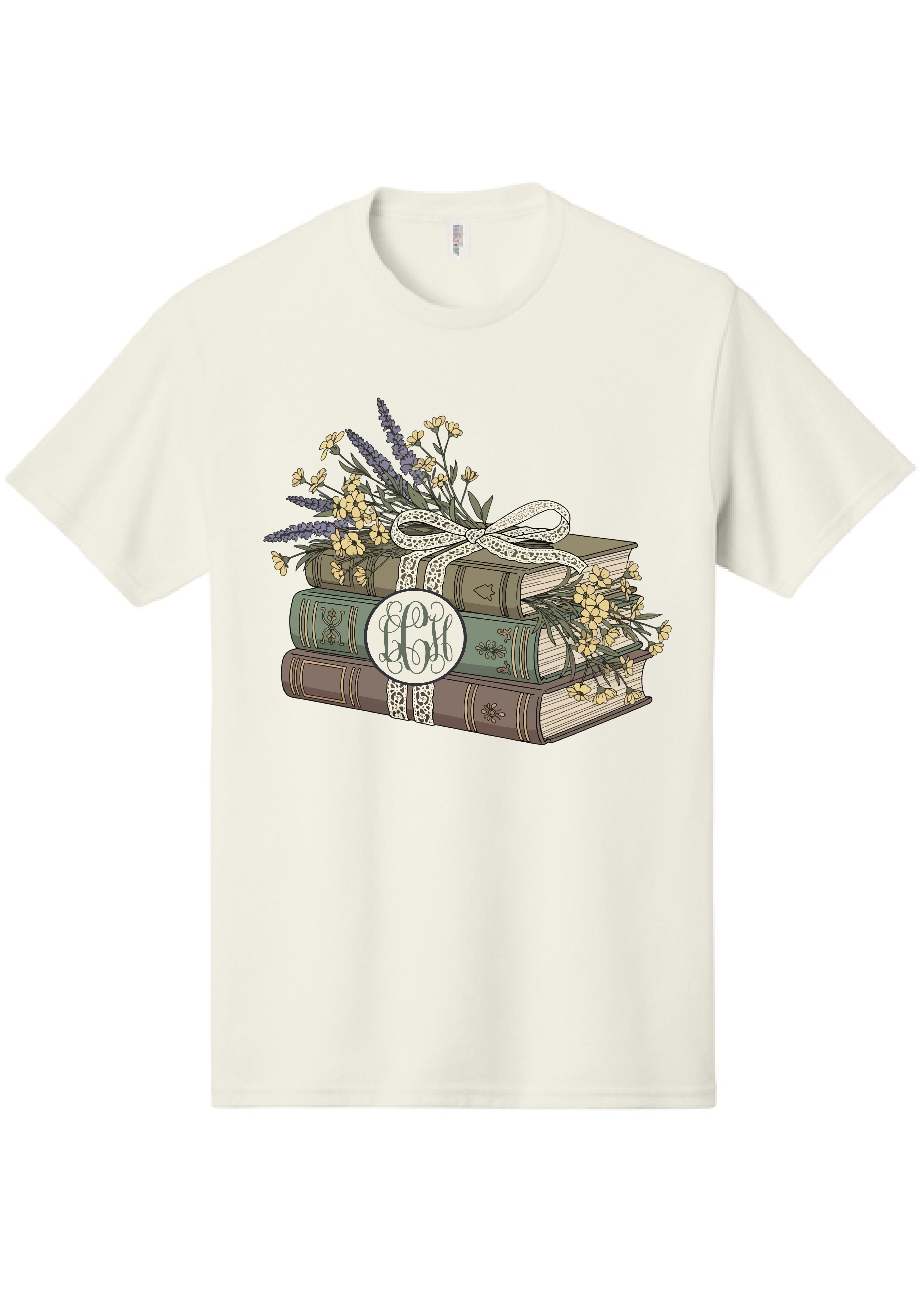 Books Monogram Tee