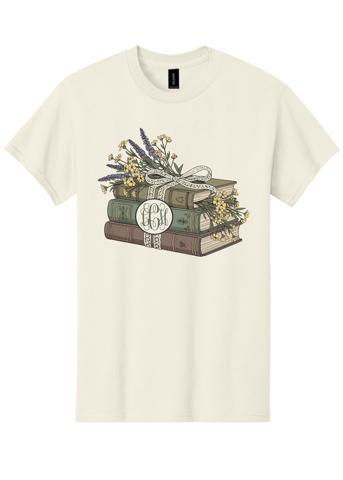 Books Monogram Tee