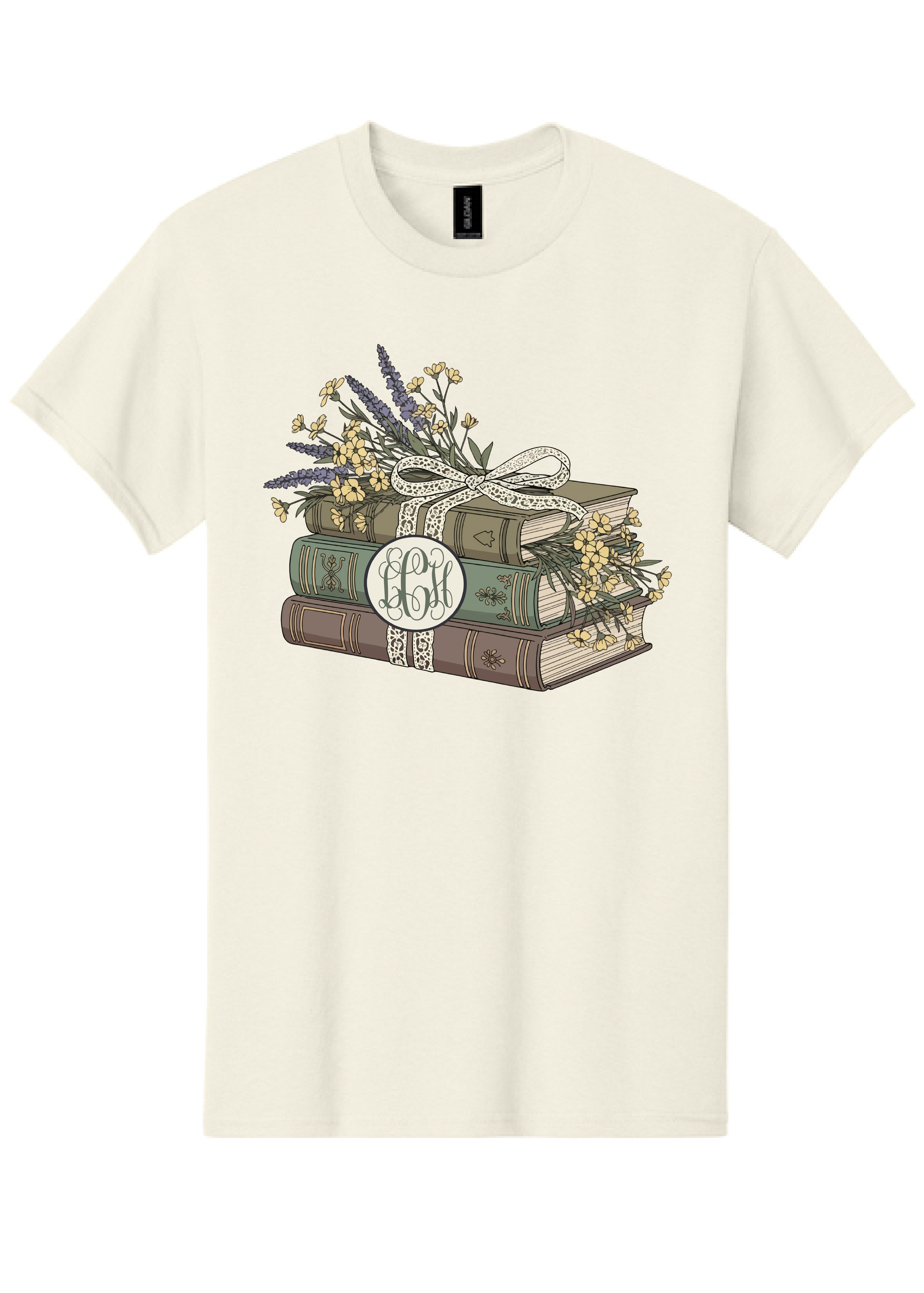 Books Monogram Tee