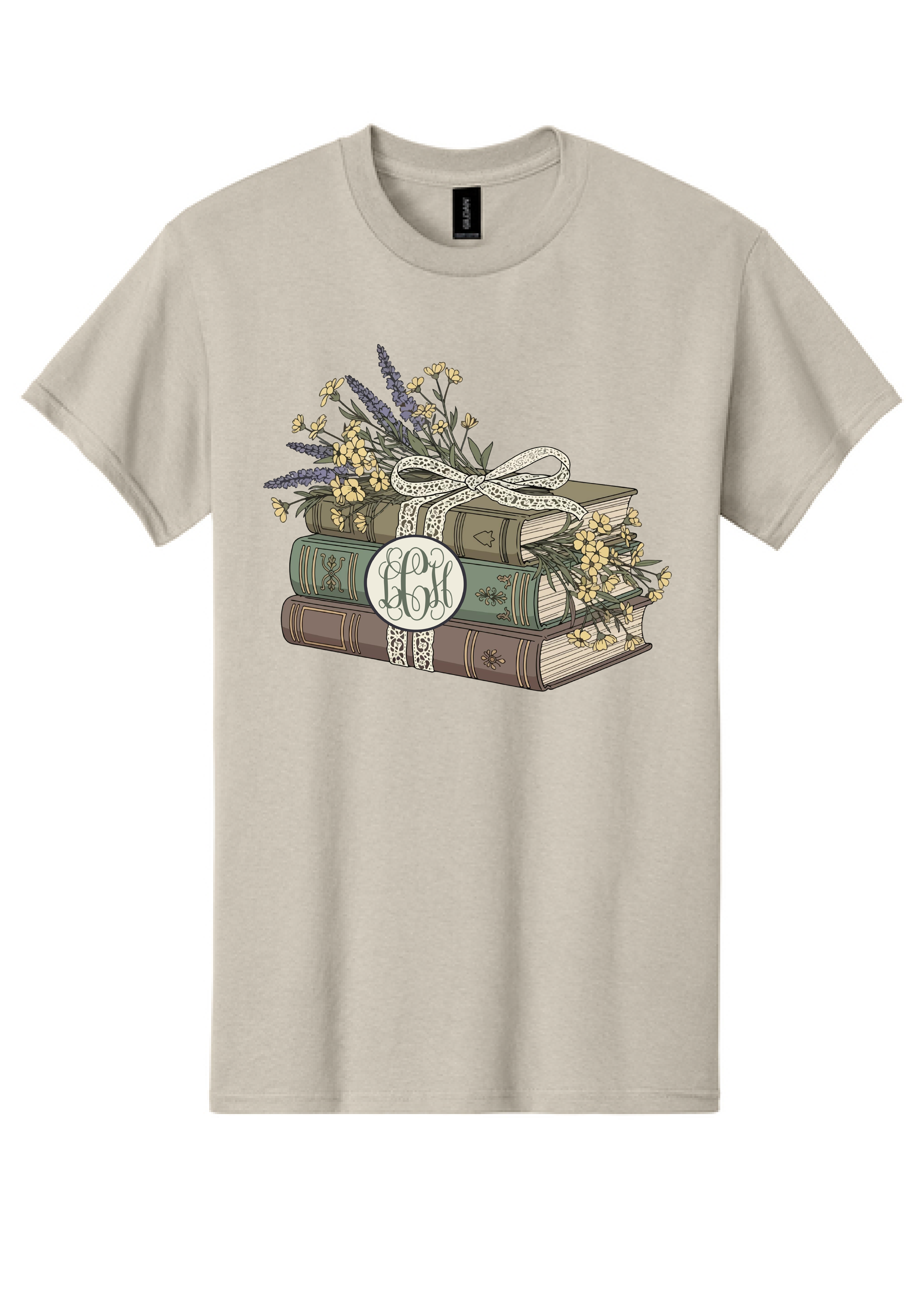Books Monogram Tee