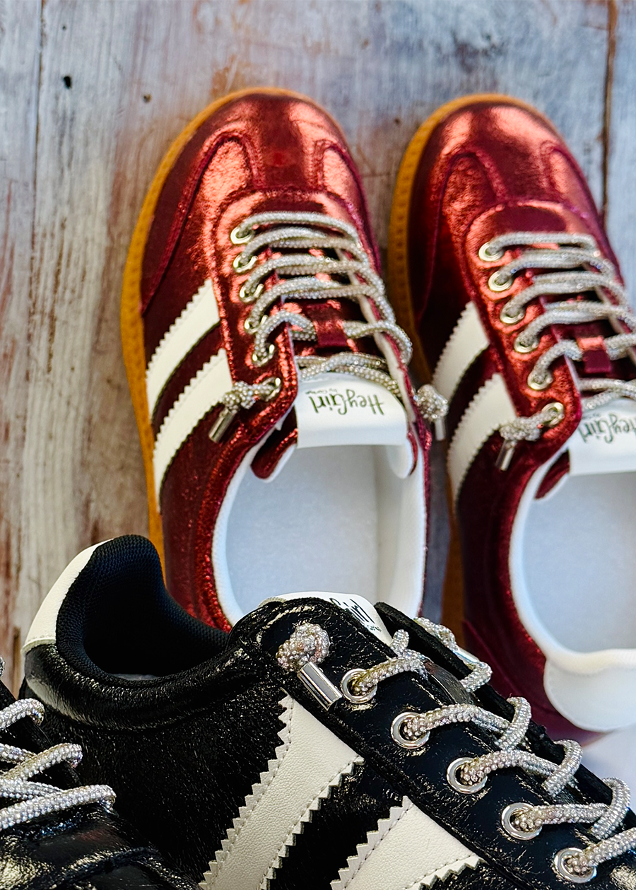 Corky Heads Up Sneaker-Burgundy Metallic