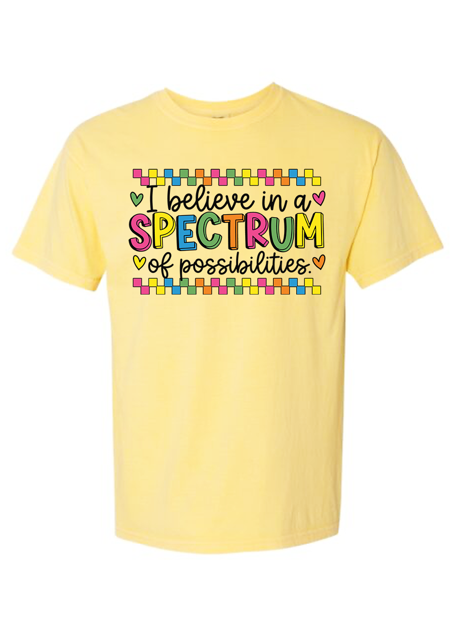 Spectrum of Possibilities COMFORT COLORS Tee