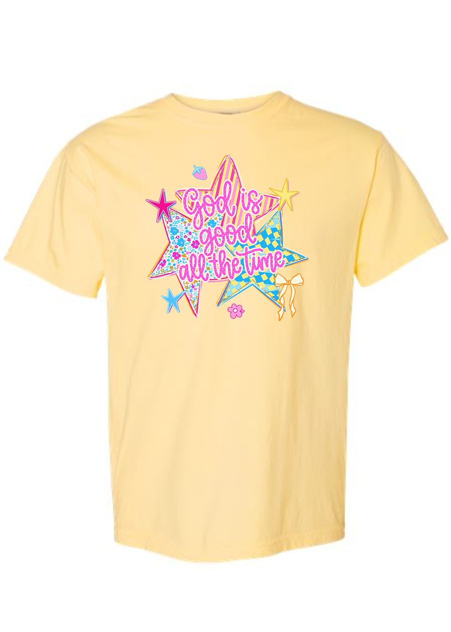 Colorful God is Good COMFORT COLORS Tee