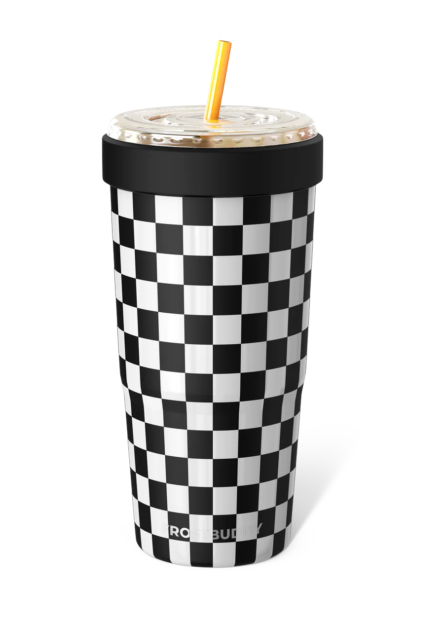 To-Go Buddy-Black & White Checkered