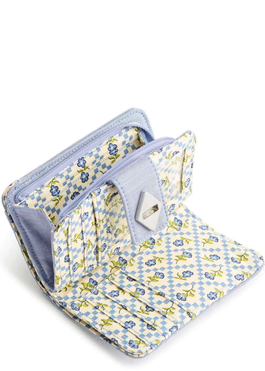 Small Turnlock Wallet-Cambridge Blues