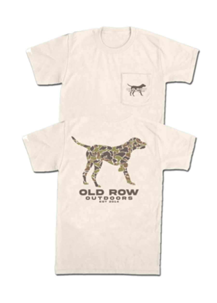 Old Row Outdoors Pointer Pocket Tee - Ivory
