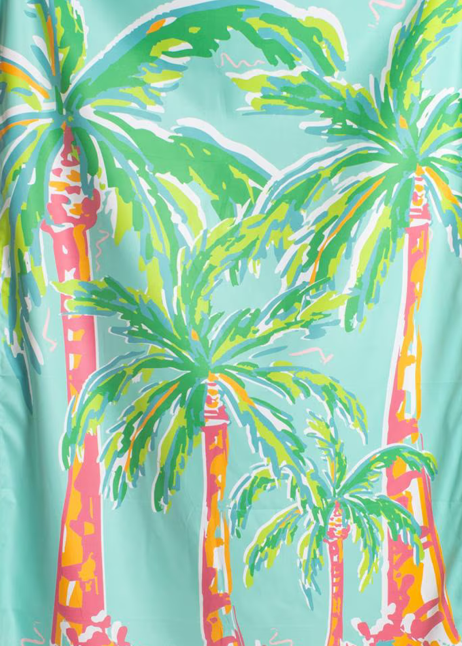 Caribbean Palm Giant Beach Towel