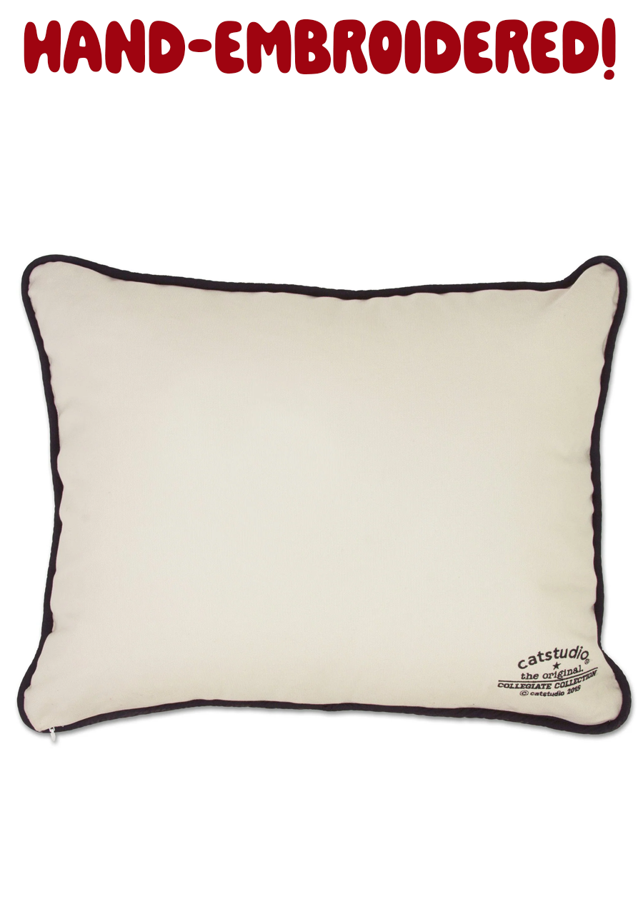 University of South Carolina Collegiate Hand-Embroidered Pillow
