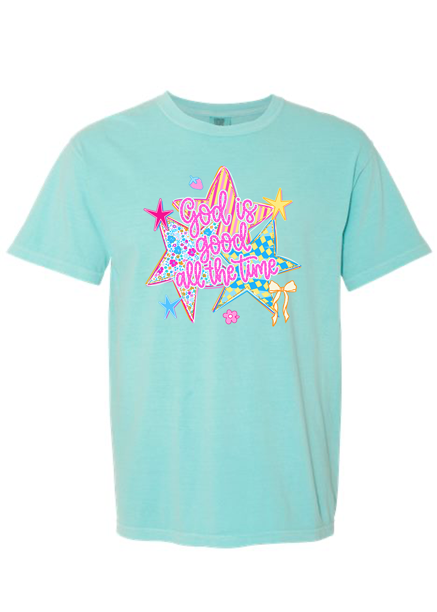 Colorful God is Good COMFORT COLORS Tee