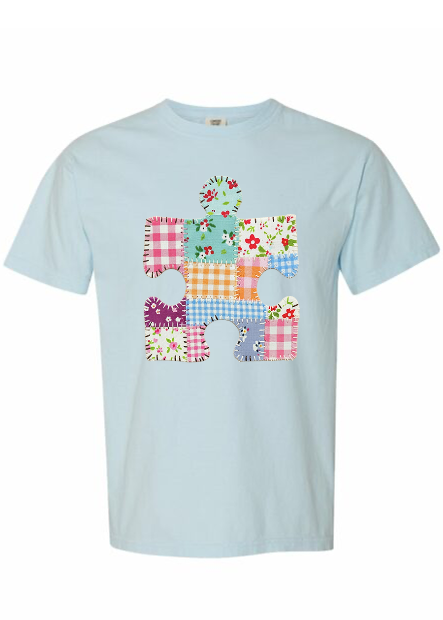 Patchwork Puzzle Piece COMFORT COLORS Tee