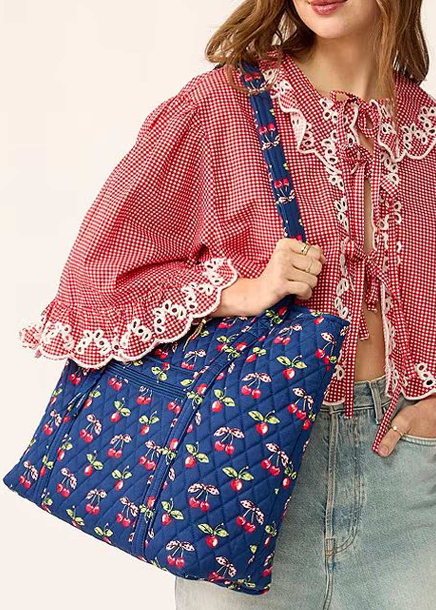 Original Vera Tote-Cherry Picking