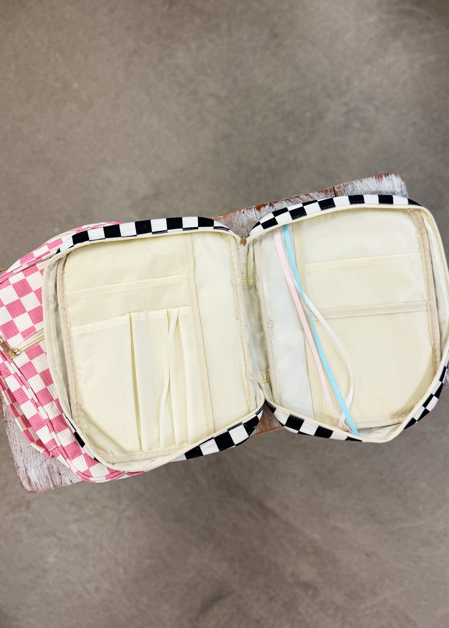 Chloe Black Check Bible Cover