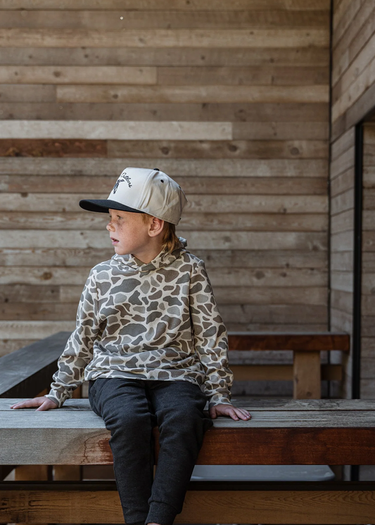 Youth Thermal Hoodie - Classic Deer Camo