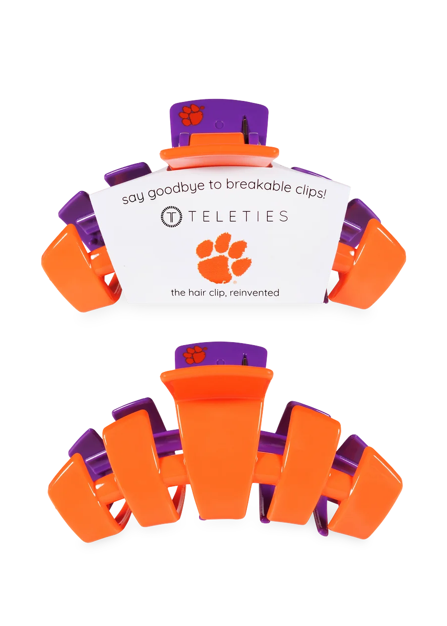 Clemson University Medium Claw Clip - Medium