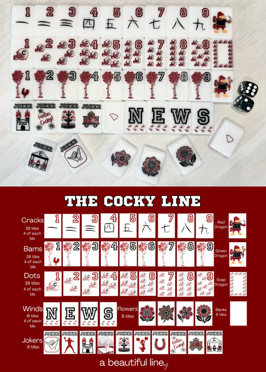 ABL The Cocky Line Mahjong Tiles