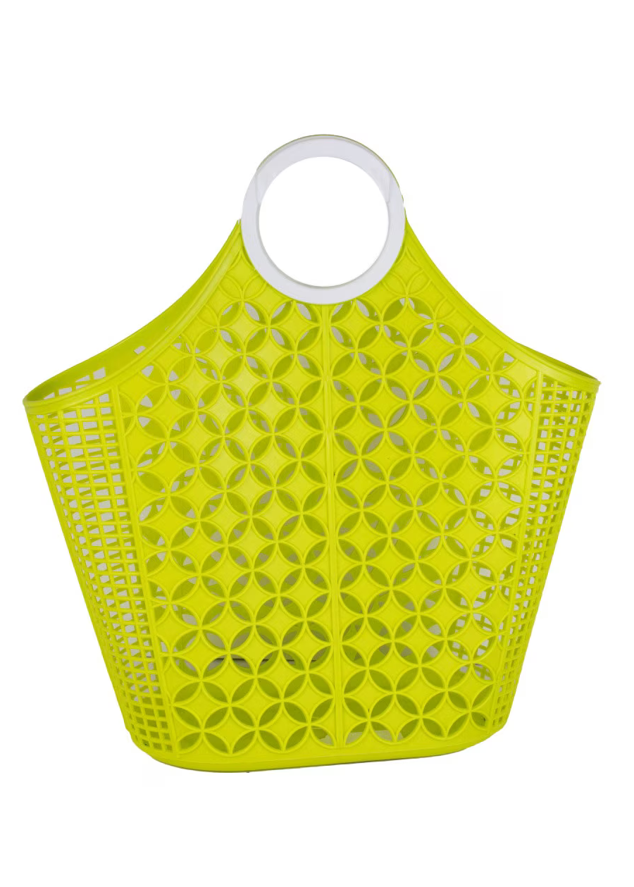 Collins Beach Tote-Lime