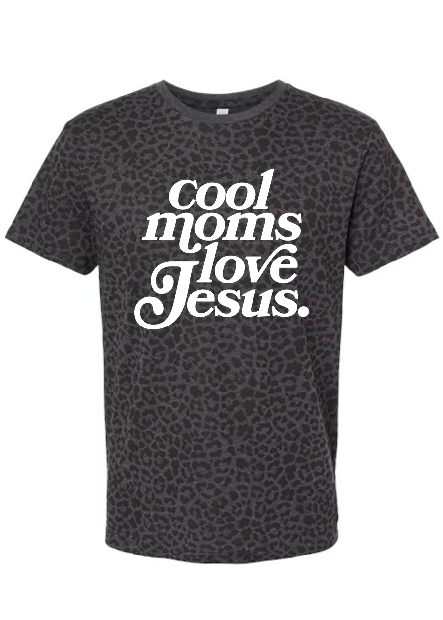 VINYL PUFF - Fueling Your Faith Leopard $15 Tee