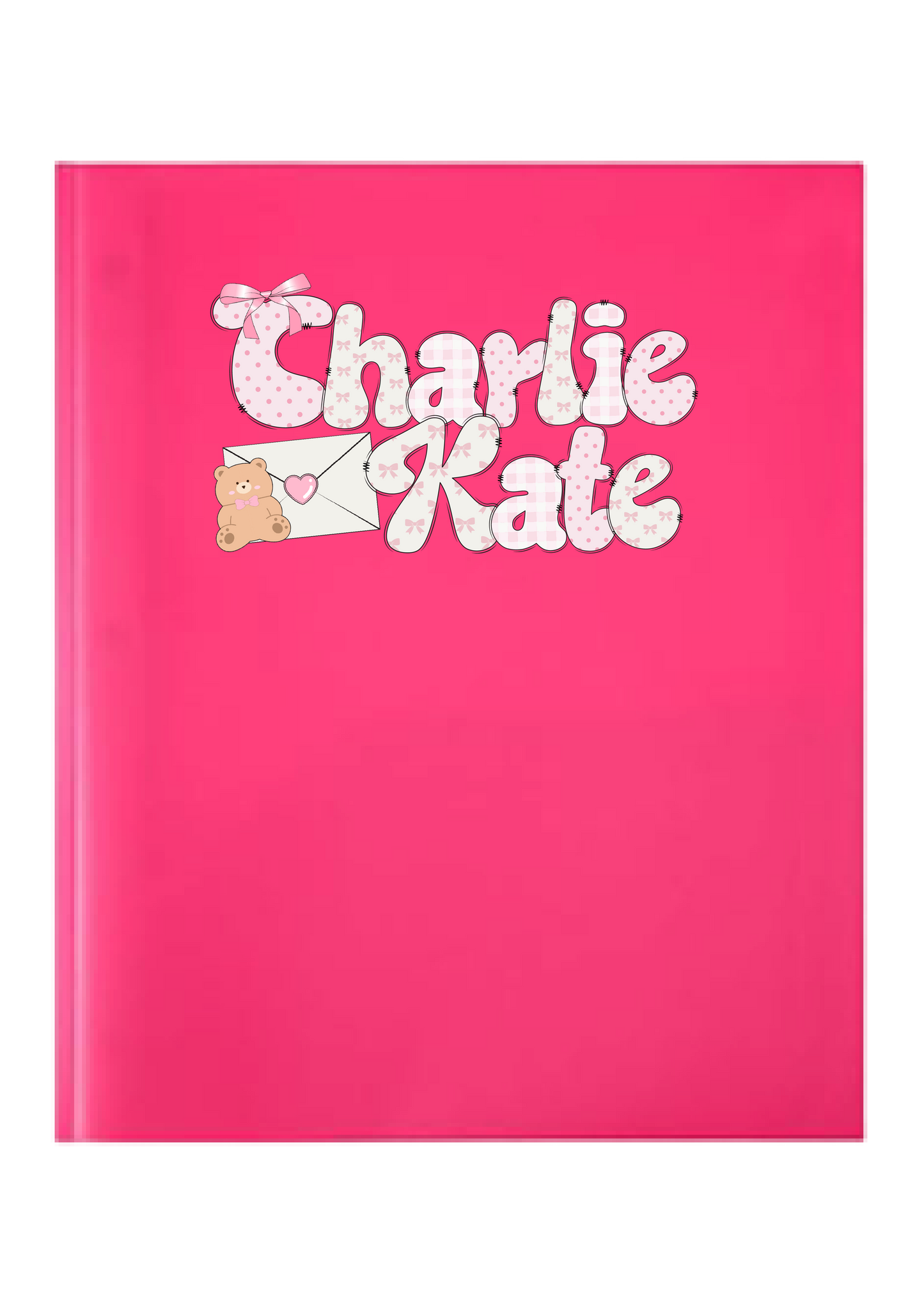 COQUETTE TEDDY BEAR UV Decal Folder