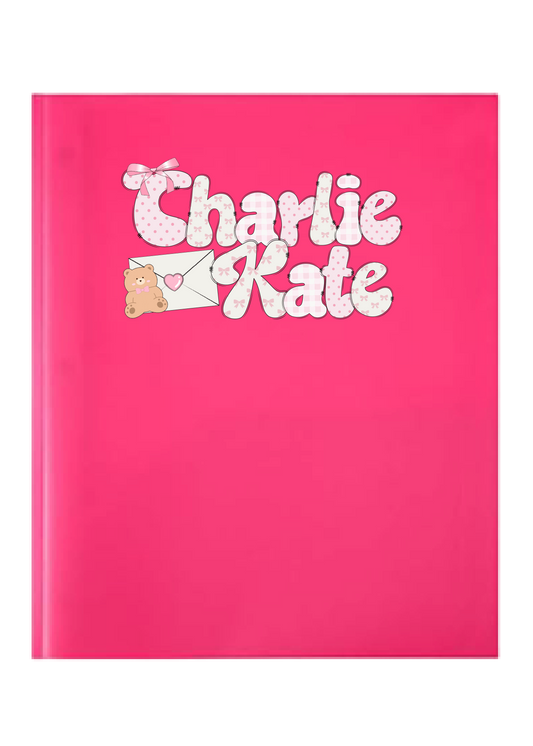 COQUETTE TEDDY BEAR UV Decal Folder