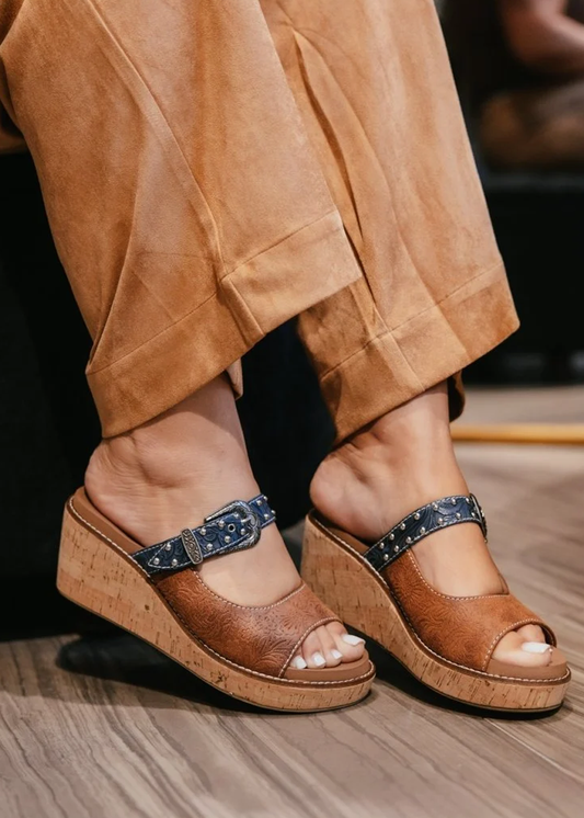 Corky Need A Favor - Cognac Embossed