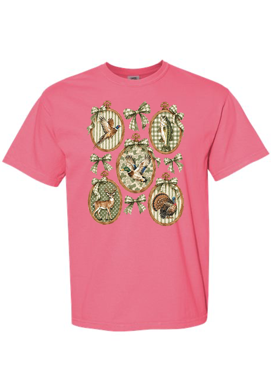 ADULT Coquette Camo COMFORT COLORS Tee