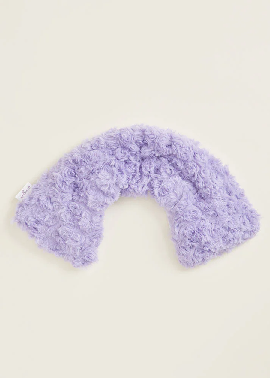 Curly Purple Warmies Neck Wrap