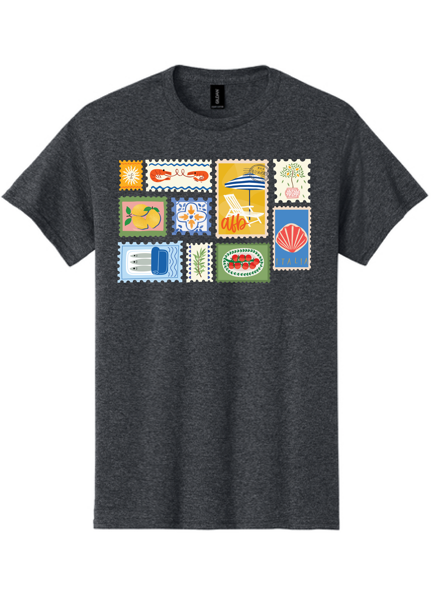 Italian Postcard Monogram Tee