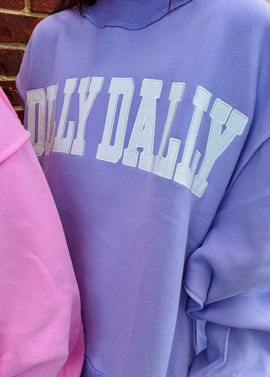 DILLY DALLY Mock Neck Sweatshirt