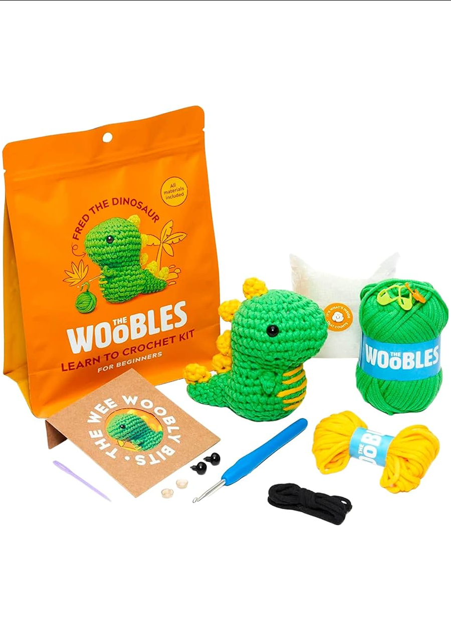 Woobles Fred the Dinosaur Crochet Kit