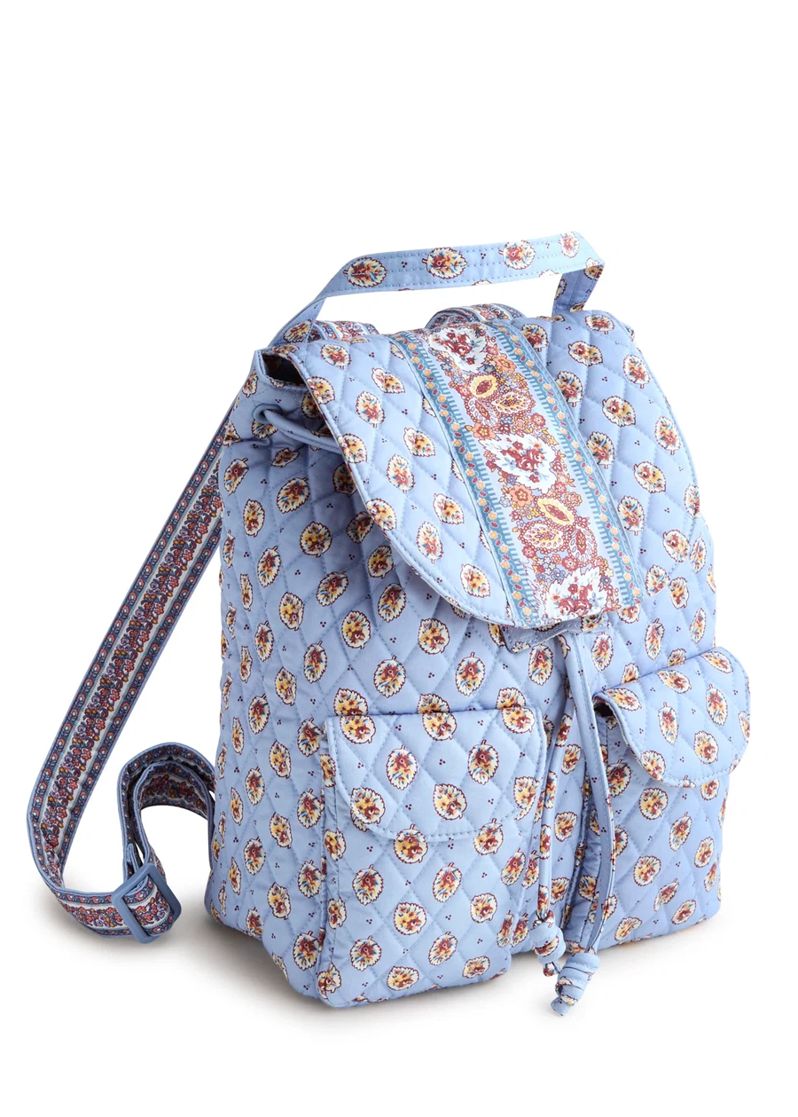 Deluxe Drawstring Backpack - Riverside Denim
