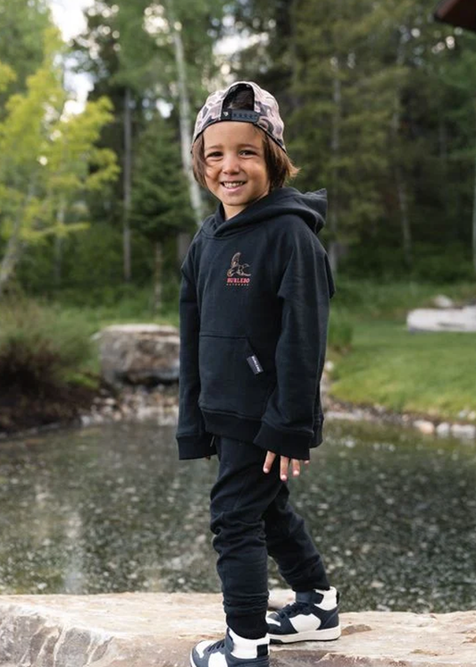 Youth Fleece Hoodie - Duck Wild - Black