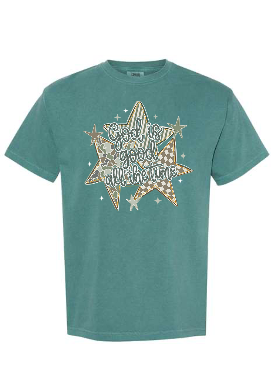 Camo God is Good COMFORT COLORS Tee