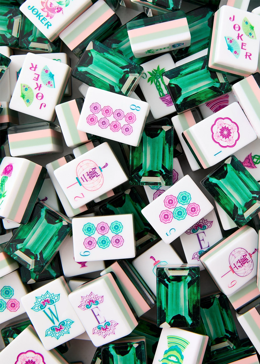 Emerald Mahjong Tiles