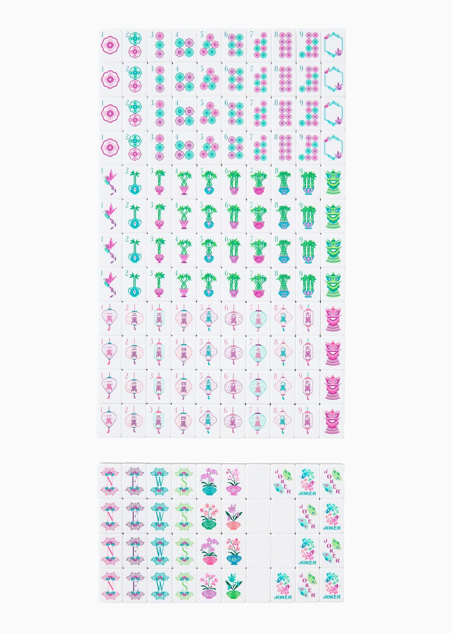 Emerald Mahjong Tiles