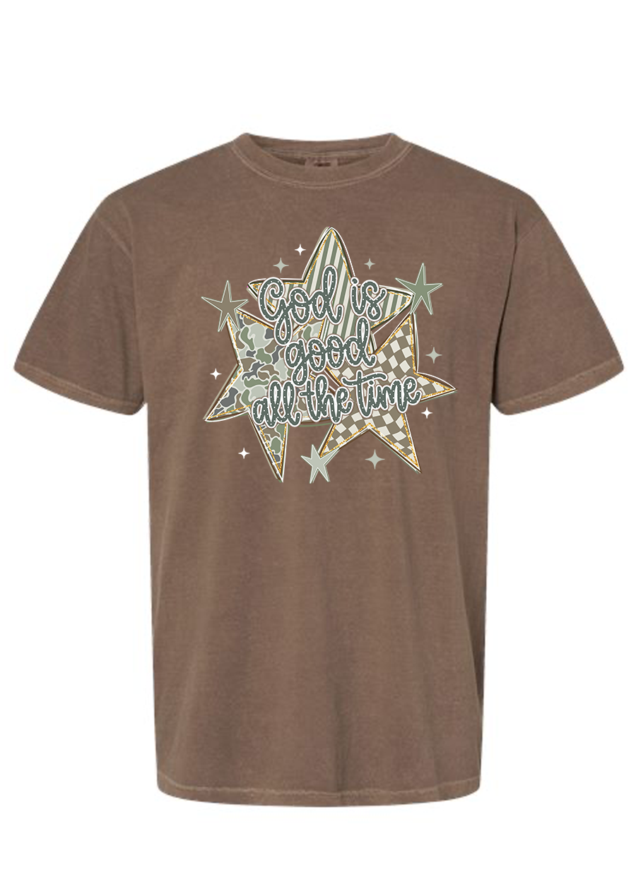 Camo God is Good COMFORT COLORS Tee