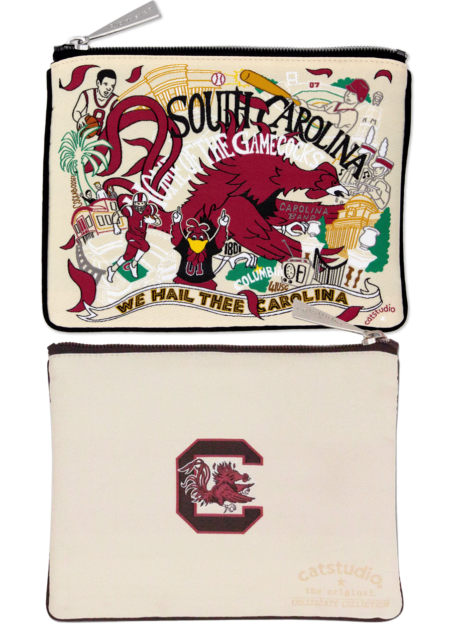University of South Carolina Collegiate Zip Pouch