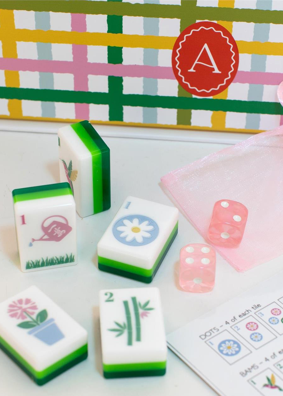 Garden Party Mahjong Tiles