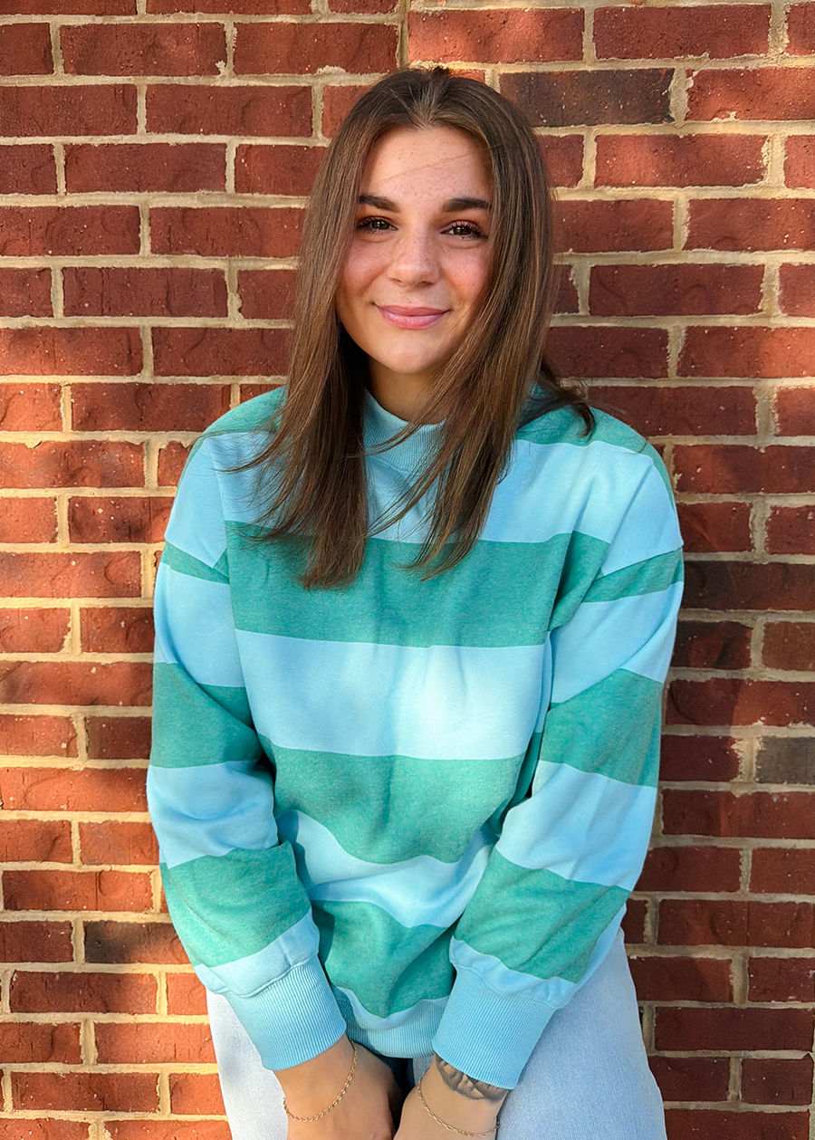 Gianna Mock Neck Sweatshirt