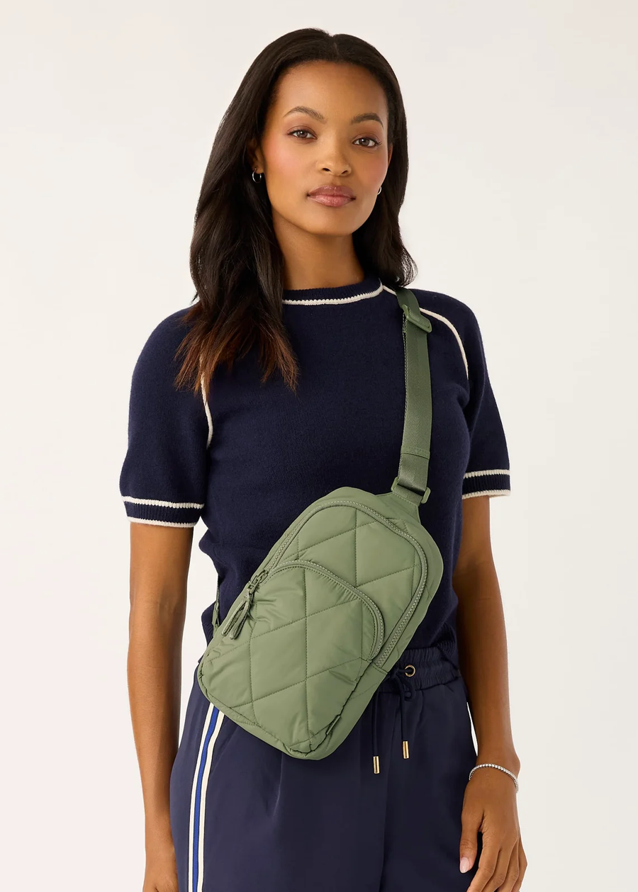Lorman Sling Backpack-Deep Lichen Green
